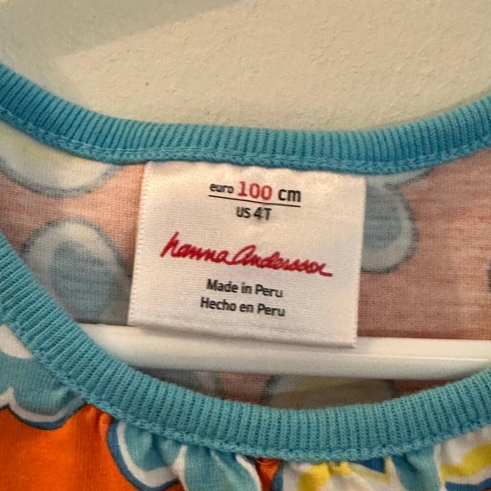 Hanna Andersson Tank Dress sz 4T - Picture 4 of 5